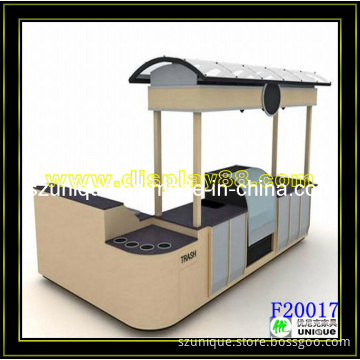 Customized Coffee Cart / Food Cart Kiosk (F20028)